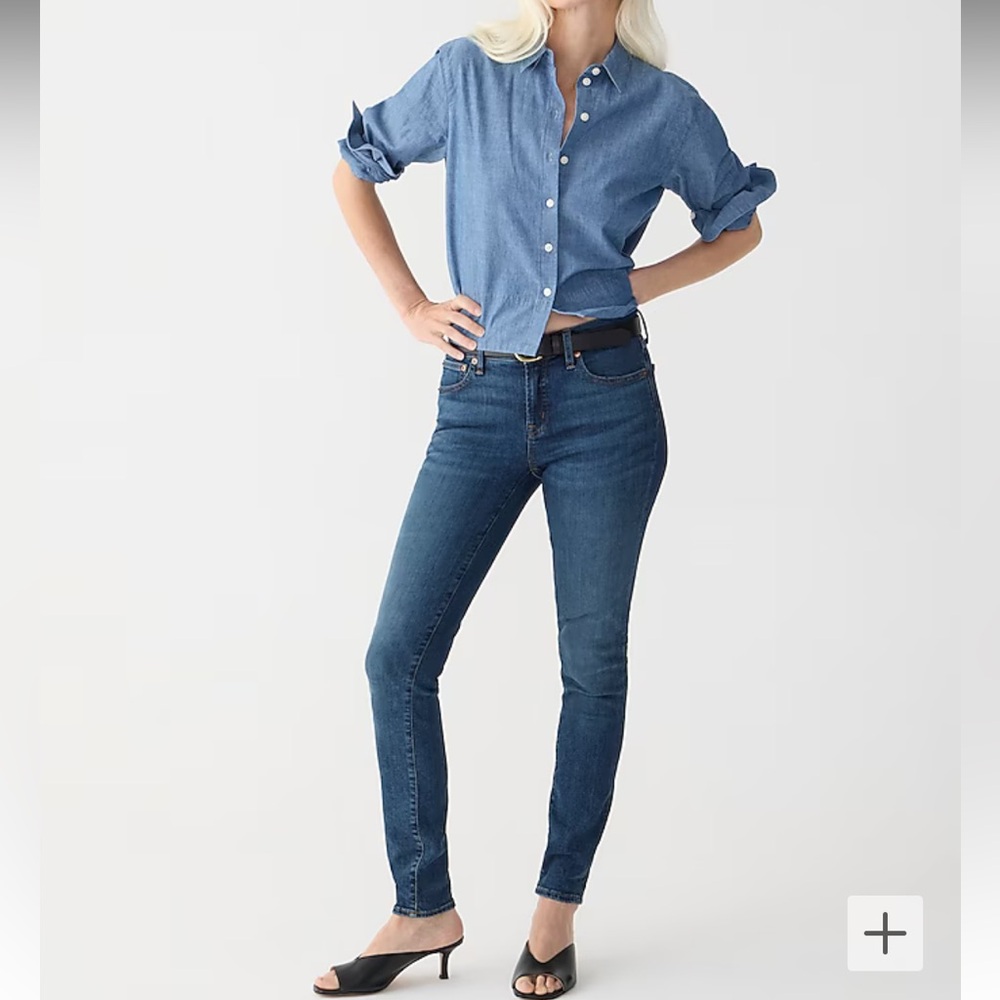 JCrew Toothpick Blue Jeans